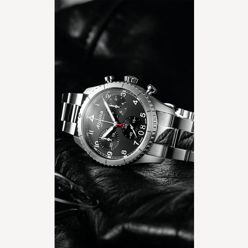 Pilot Chronograph Big Date Watch AL-372BW4S26B | Alpina Watches Canada Pilot Chronograph Big Date Watch AL-372BW4S26B | Alpina Watches Canada